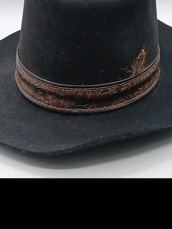 VTG STETSON REVENGER 4X FELT GAMBLER COWBOY WESTERN HAT
